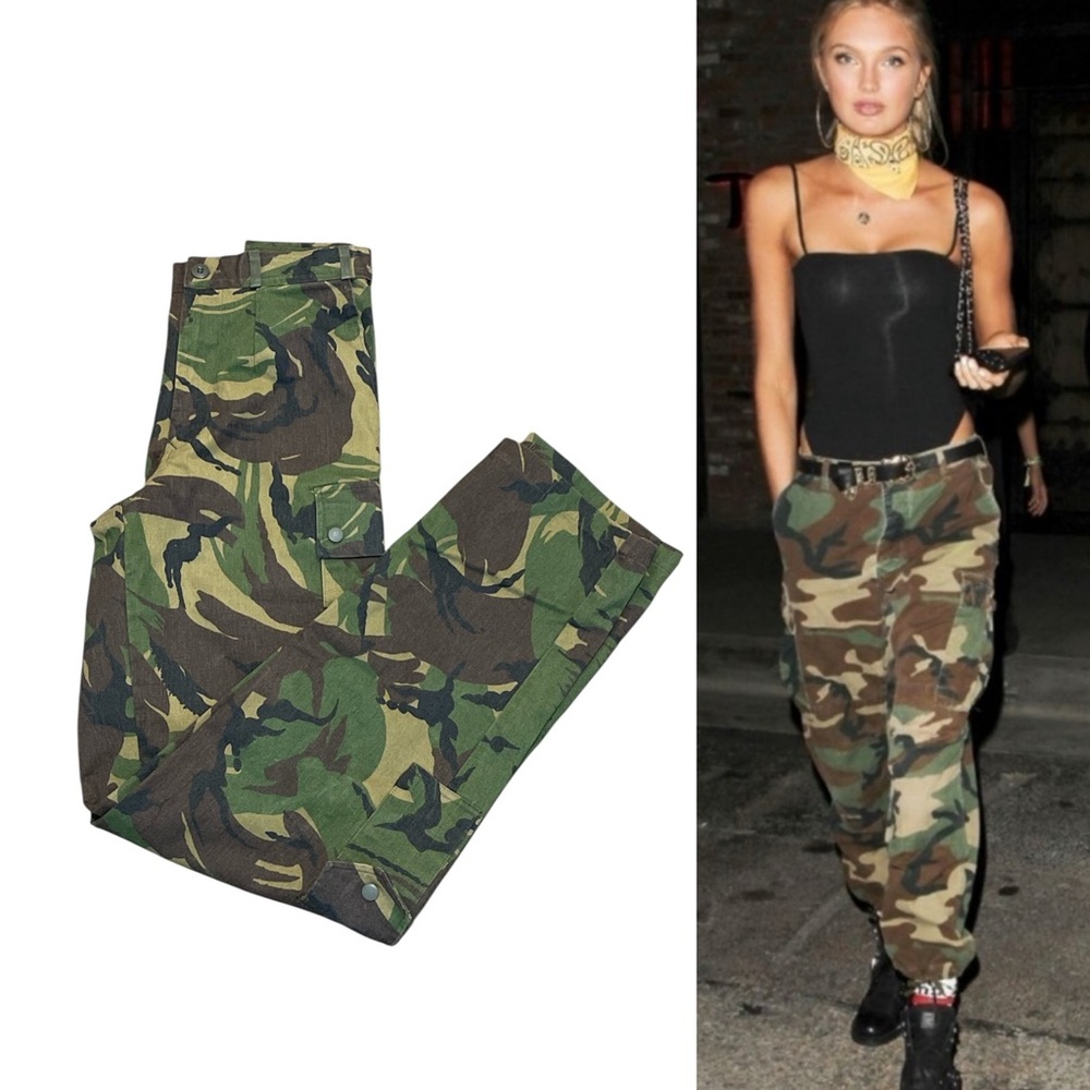 Wahler | Vintage Camo Military KL 1990 Cargo Fatigue Woodlands Pants